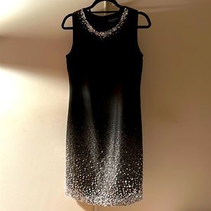 St. John Couture beaded dress